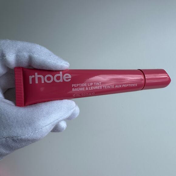 Rhode Sugar Cookie Peptide Lip Tint Gift Set Stickers and Bag LA Popup Brand New - Picture 7 of 16